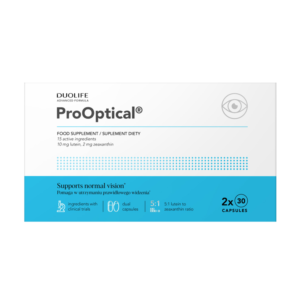 Уцінка! Комплекс для очей DuoLife ProOptical Advanced Formula, 2*30 капсул